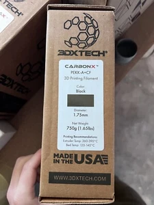 Filament 3DXTech PEKK-A CF15, 750 g filament d'impression 3D - Photo 1/2
