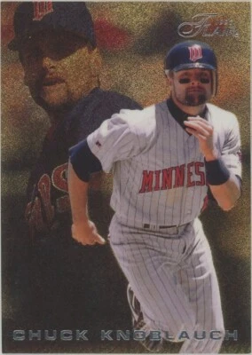 1996 Flair Chuck Knoblauch Gold Parallel Minnesota Twins #116 - Image 1 of 2