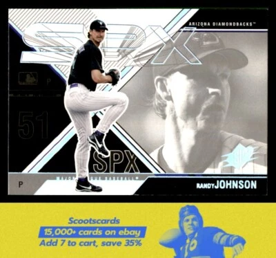 2003 SPx Randy Johnson    #6 Arizona Diamondbacks - Image 1 of 2