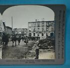 WW1 Stereoview Photo French Troops Entering Captured Village Keystone