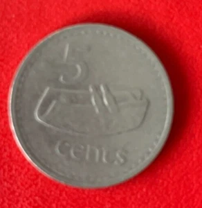 Moneda de 5 centavos Fiji 1976 - Imagen 1 de 2