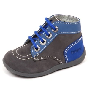 E2290 sneaker bimbo grey/blu KICKERS BON BON scarpe shoe kid baby boy - Picture 1 of 4