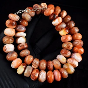 Edler Onyx einzelner Strang 1067,00 kt Perlen tolle beste Halskette VK 36 E679 - Bild 1 von 3