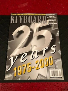 KEYBOARD MAGAZINE JANUARY 2000 25TH ANNIVERSARY ISSUE - Foto 1 di 1