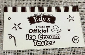 Refrigerator Magnet: Edys Official Ice Cream Taster - Picture 1 of 1