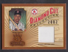 Manny Ramirez 2002 Donruss Diamond Kings Diamond Cut Game Jersey Card DC 51