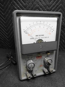 EICO 250 Vintage RMS Volts AMP / VTVM - Decibels Testing Tool - Picture 1 of 6