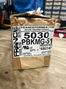 Franceformer 5030 PBKMG-51 120V 30ma TYPE 5 NEON SIGN TRANSFORMER - Picture 1 of 7