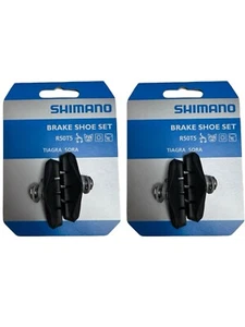 Shimano R50T5 Brake Shoes Tiagra Sora Claris Rim Brake Pads Road Bike - 2 Pairs - Picture 1 of 1