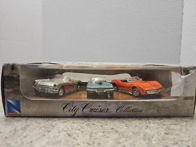 Vintage NewRay Corvette City Cruisers Collection 1:43 Scale NIOB - Image 1 of 4