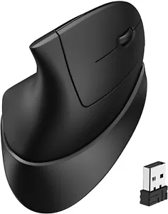 Ergonomic Mouse, 2.4G Wireless Vertical Mouse, Silent Click, 7 Buttons, USB-C - Picture 1 of 8