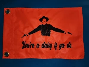 Personalisierte Doc Holliday Daisy Sicherheitsflagge UTV JEEP SEGELBOOT KAJAK Liegerad - Bild 1 von 5