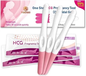 HCG Pregnancy Tests 3 Tests/Box Early Detection Home Test Individually Sealed - Picture 1 of 7