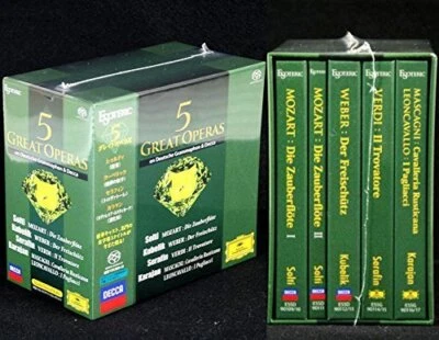 ESOTERIC SACD/CD Hybrid 5 GREAT OPERAS 9CD BOX SET omnibus ESSGD-90109 NEW - Image 1 of 4