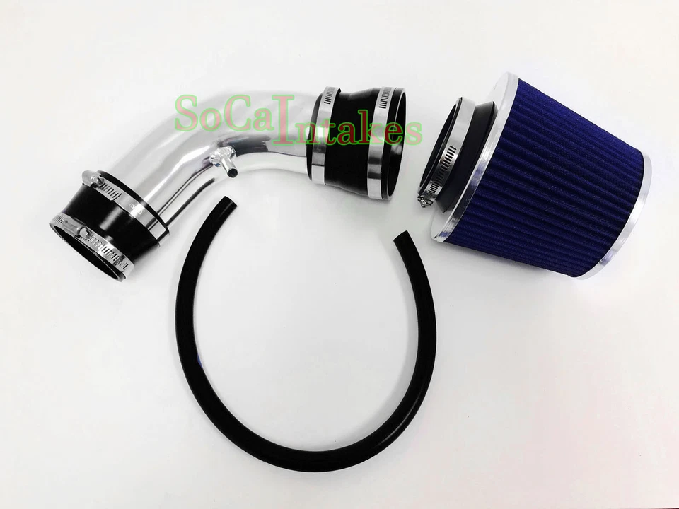 Black Blue Air Intake Kit & Filter 1993-1997 Ford Probe GT Mazda MX6 626 2.5L V6 - Image 1 of 1