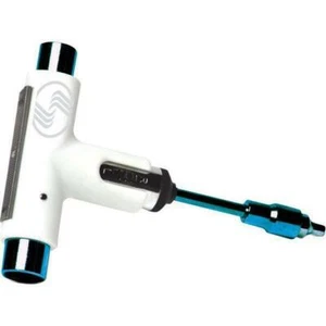 Silver Trucks Skate Tool White/Blue Premium Ratchet Complete Skateboard T-Tool - Picture 1 of 4