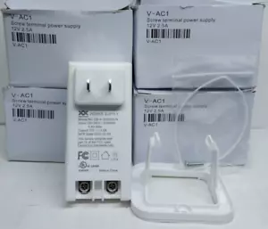4 x Vivint Smart Home V-AC1 Tornillo Terminal Fuente de Alimentación 12V 2.5A ZB-A120025A-N - Imagen 1 de 3
