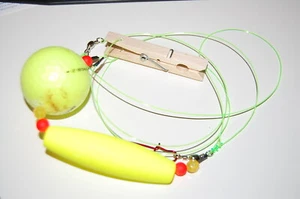 QUALITY SALTWATER  KING MACKEREL KINGFISH PIER TROLLEY RIG 36" LEADER 60LB TEST  - Picture 1 of 5