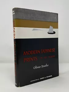 Oliver Statler / James Michener ~ Modern Japanese Prints ~ 1st HCDJ ~ Auth Tales - Picture 1 of 8