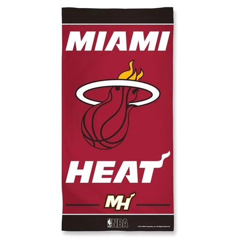 Miami Heat Wincraft NBA 30 x 60 Fiber Beach Towel Cover