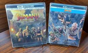 Jumanji: Willkommen im Dschungel/Next Level 4K Steelbooks-NEU - mit ÄRMEL - kostenloser VERSAND - Bild 1 von 11