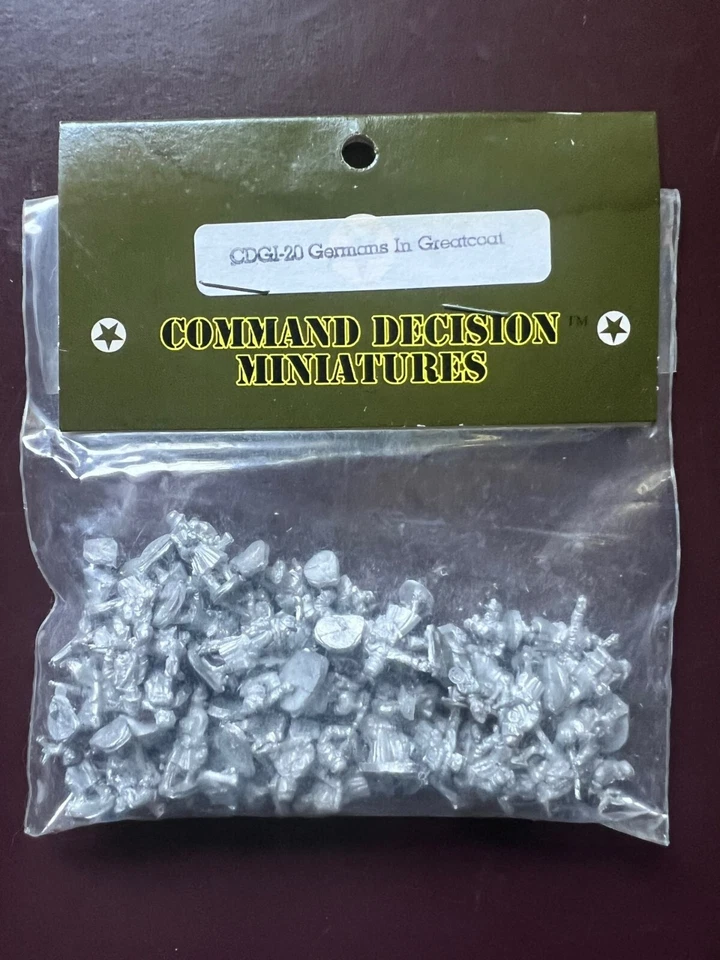 Germans (infantry) in Greatcoats CDGI-20 15mm Command Decision sealed pack - Image 1 of 1
