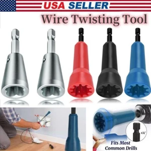 Wire Stripping&Twisting Tool Electrical Drill Wire Stripper Cable Nut Twister S - Picture 1 of 12