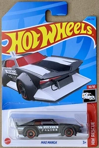 NEW HOT WHEELS 2023 - MAD MANGA - No.248/250 - HW RESCUE - JAPAN POLICE - LONG - Picture 1 of 2