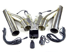 Produktbild - Duales Klappenauspuff-System Y-Rohr elektrisch inkl. Fernbedienung 63mm