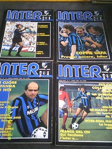 FOOTBALL 4 JOURNAUX OFFICIEL INTER MILAN FOOTBALL CLUB 1985 1986 - Imagen 1 de 10