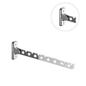 Gancho para ropa de viaje conveniente plegable secadora colgante montado en la pared - Imagen 1 de 11