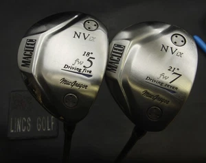 Set of 2 MacGregor Mactec NV iX 5&7 Woods Regular Graphite Shafts Mactec Grips* - Picture 1 of 5
