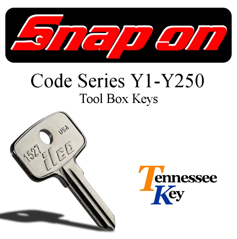 ILCO / SNAP ON AFTERMARKET Snap-On Tool Box Keys / Toolbox keys / Snap On Code Series Y1 - Y250