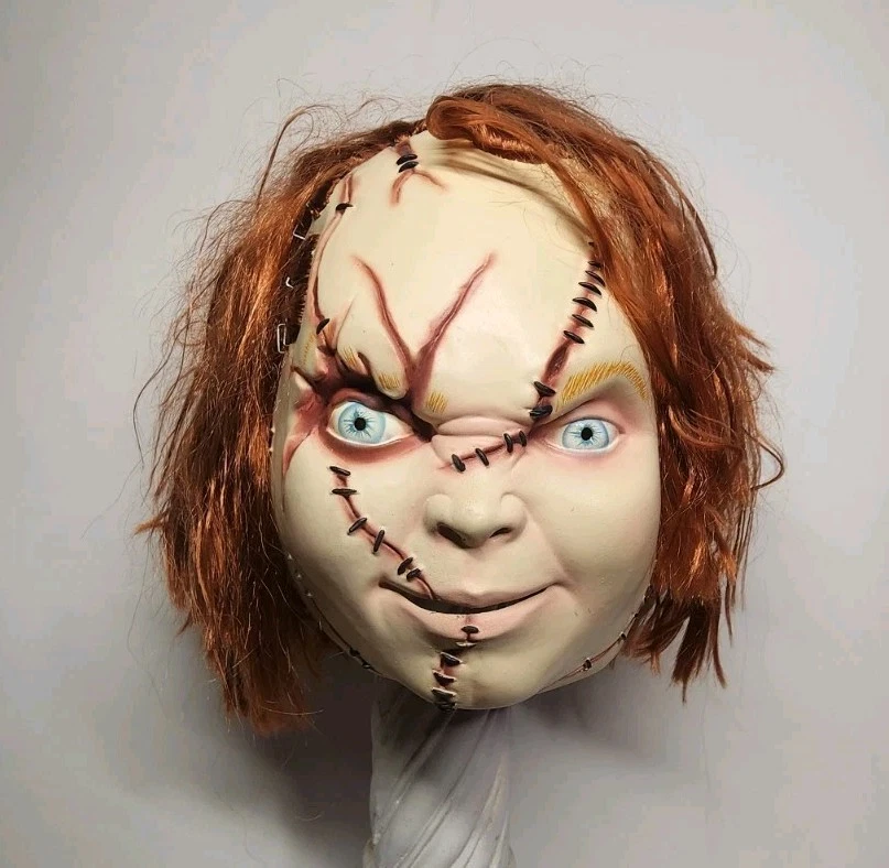 Halloween CURSE OF CHUCKY - SCARRED CHUCKY Latex Mask TOTS Officially Licensed - Image 1 of 4