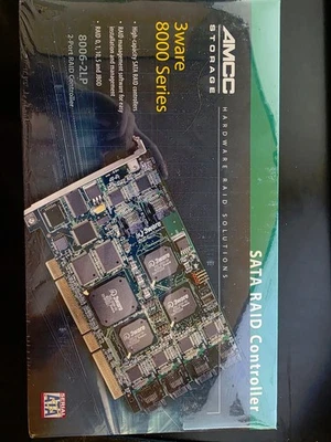 Kit Controlador RAID AMCC 3ware 8006-2LP - SATA de 2 Puertos, Caja Sellada Foto 1 de 2