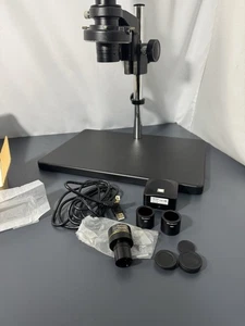 Cámara digital microscopio AmScope MU1000-HS con soporte - Imagen 1 de 22