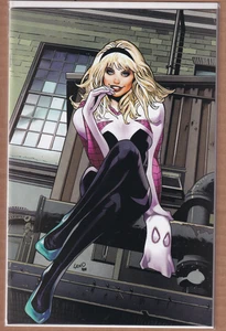 Spider-Gwen: Gwen-Verse #5 Greg Land variante homenaje virgen 2022 casi nuevo - Imagen 1 de 1