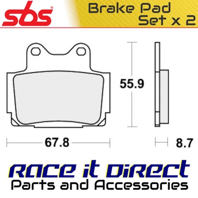 Brake Pads for YAMAHA SRX 600 1986 Front Street SBS - Image 1 of 4