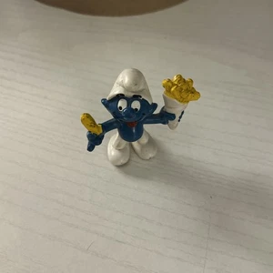 Schlumpf Schleich Peyo Pommes gierig hungrig Hongkong 1980 Sammler Vintage  - Bild 1 von 6