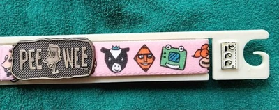 NEW! PeeWee'sPlayhouse /PINK  Vintage 1980's PINK ElasticBelt - Image 1 of 4