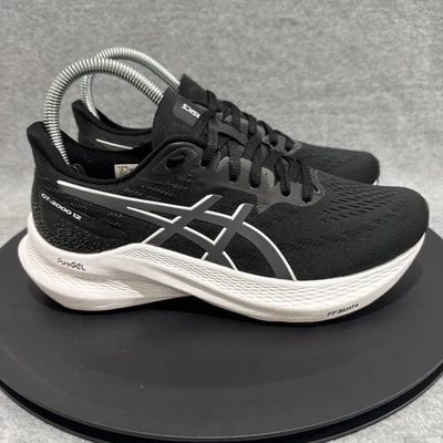 Asics GT-2000 12 Womens Running Shoes Size 6 Black PureGEL Stability Sneakers - Image 1 of 4