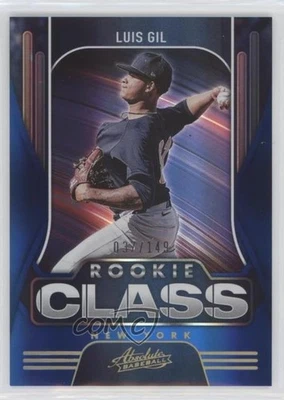 2022 Panini Absolute Rookie Class Spectrum Blue /149 Luis Gil #RC-15 RC - Image 1 of 2