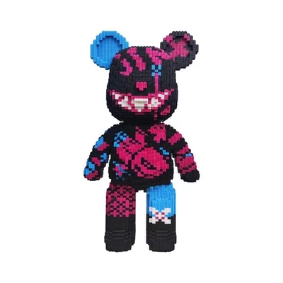 Compre 1 y obtenga 1 gratis YaoYaoPlay Jinx Warrior Bear bloques de píxeles - 5450 piezas kit hágalo usted mismo Foto 1 de 4