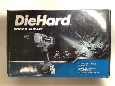 Diehard 20v 1/2” Impact DH80004 28109-1 - Image 1 of 4