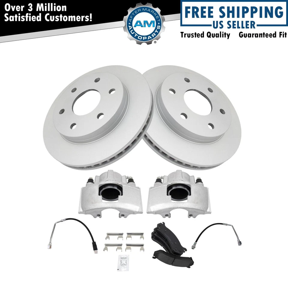 Kit de pastillas de freno y rotor premium con recubrimiento en G para Chevrolet Tahoe 2000 Foto 1 de 4