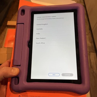 Amazon Fire HD 8'' Kids Tablet & Case Bundle - Purple + original packaging - Image 1 of 4