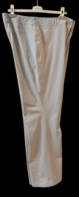 ESCADA Heather Gray Cotton Blend Pants Stretch 46 36x31 - Image 1 of 4