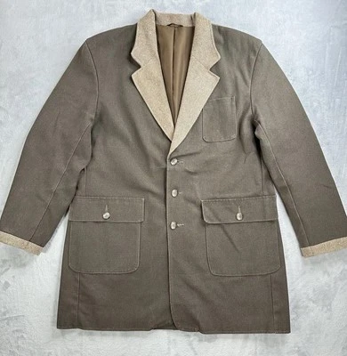 Vintage Pioneer Wear Bunkhouse Collection Canvas Coat Men’s XL Brown USA Lined - Image 1 of 4