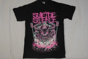 SUICIDE SILENCE ARROWS SKULLS LOGO T SHIRT NEW OFFICIAL BAND NO TIME TO BLEED - Picture 1 of 2