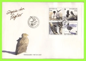 Sweden 1994 Birds mini sheet on First Day Cover - Picture 1 of 1